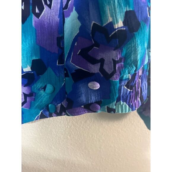 Vintage Laura's Janine Lett Petite COLLECTION 100% rayon blazer - Picture 7 of 10